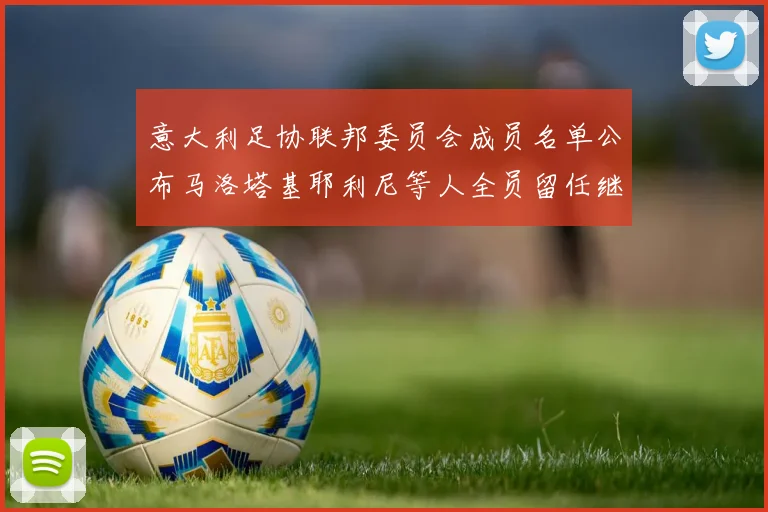 意大利足协联邦委员会成员名单公布马洛塔基耶利尼等人全员留任继续服务